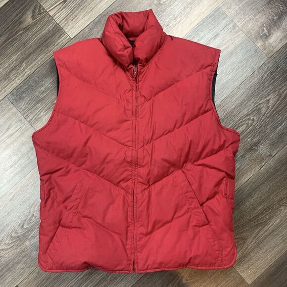 Eddie Bauer Puffy Vest Women’s Medium Lightweight Zip Insulated Goose Down - Picture 1 of 5